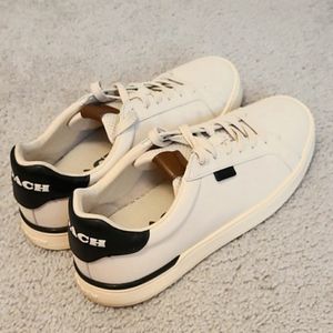 COACH-Clip Low Top Sneaker-Men-Chalk Midnight Navy color